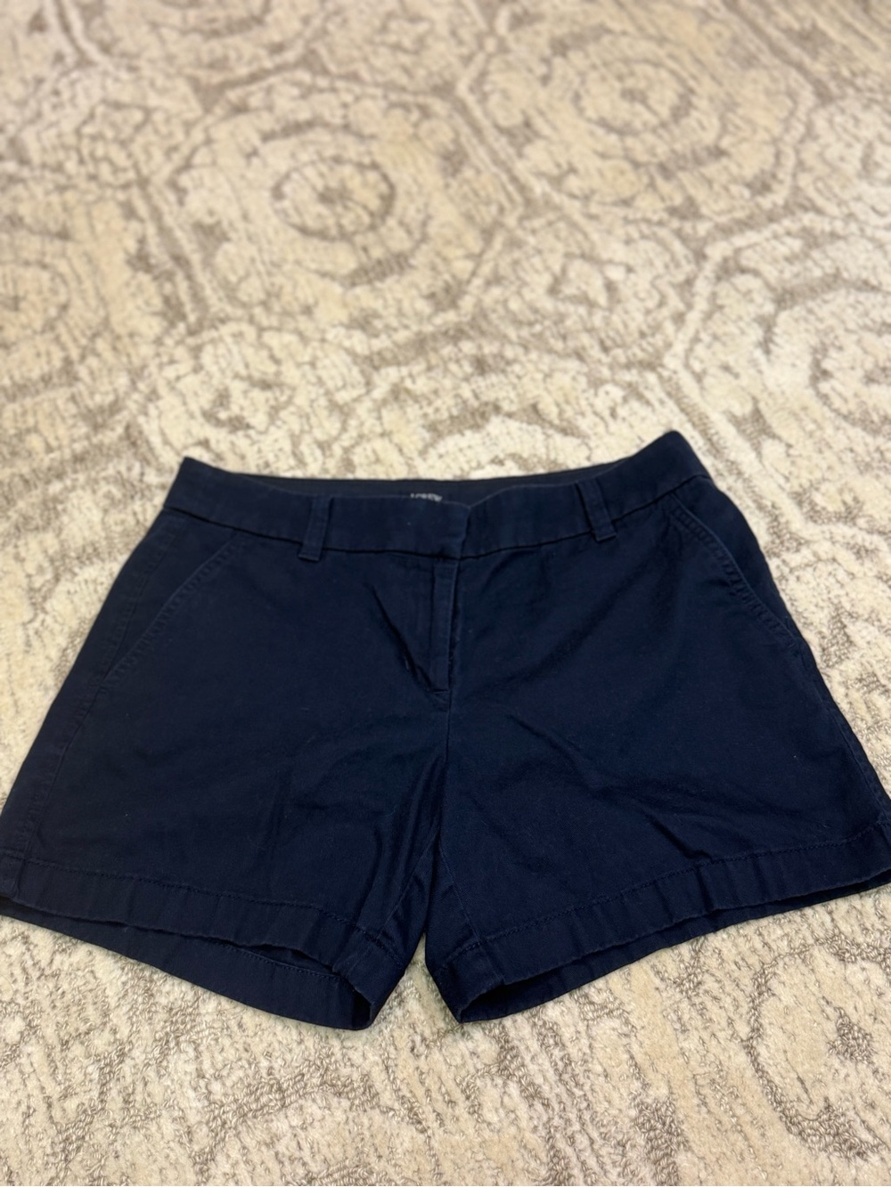 J. Crew Navy Cotton Chino Shorts